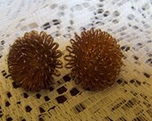 Vintage Earrings Lot of 4 Pair Metal Post Clip On