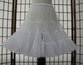 Organdy Pettislip White Size Small Custom