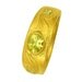 22k gold Ashnie Chrysoberyl ring with hammer detail MADE TO ORDER using 100 percent recycled gold