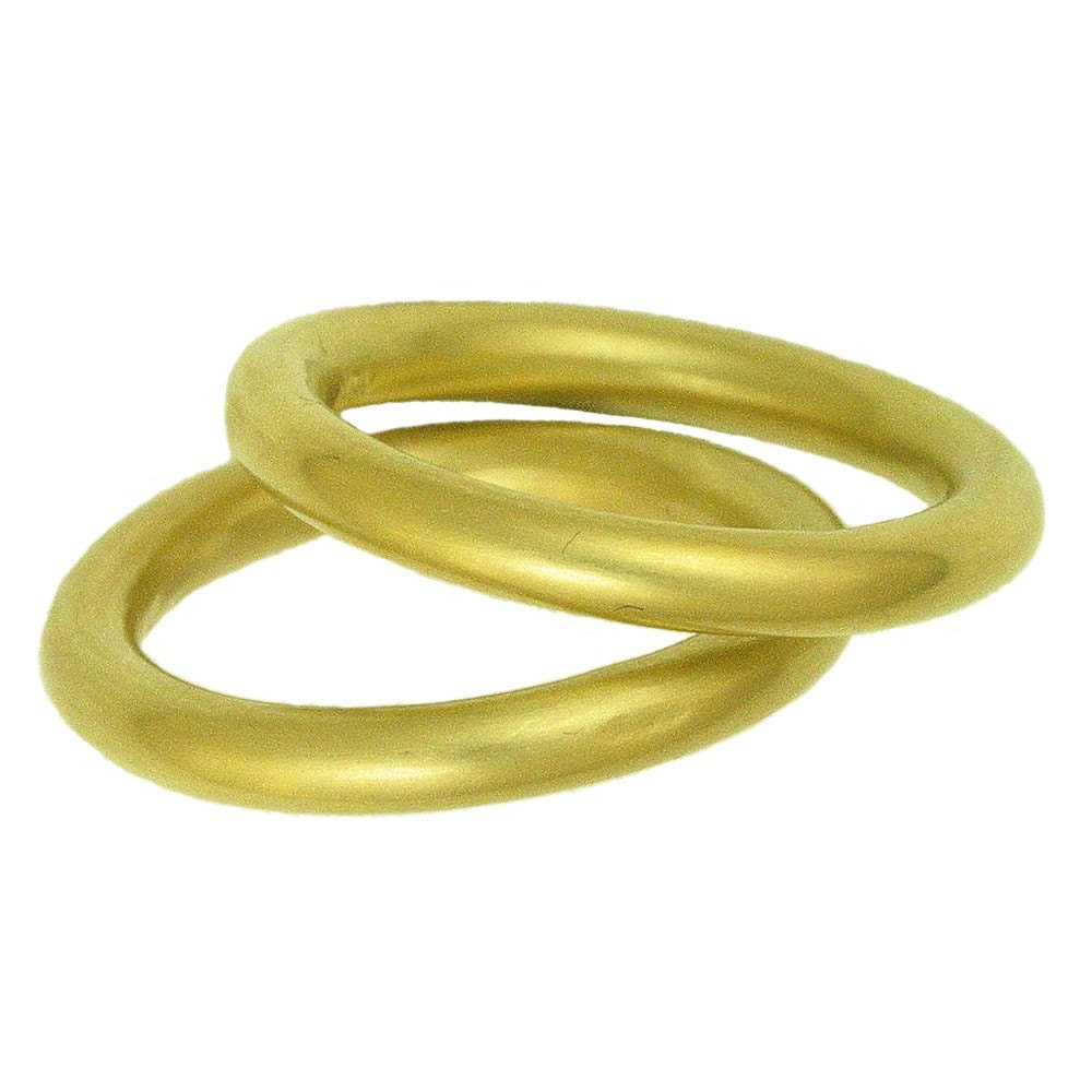 18k gold Plain Bands MADE TO ORDER using 100 Percent Recycled Gold from Hoover and Strong
