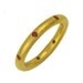 22k 7 Ruby Stackable Ring MADE TO ORDER using 100 percent recycled gold