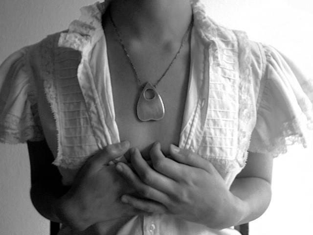 original "large" planchette oracle necklace.