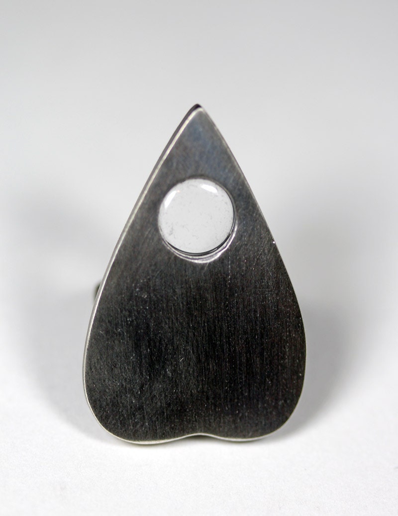 mini planchette oracle ring.