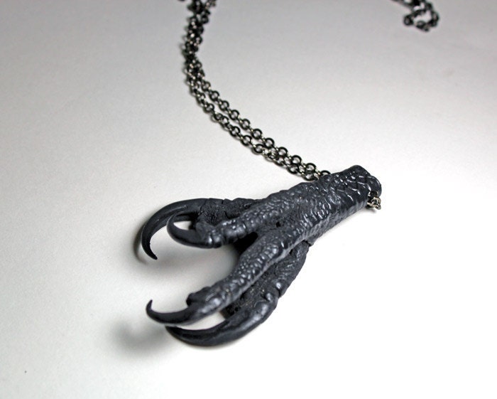 the prophet. owl claw necklace.