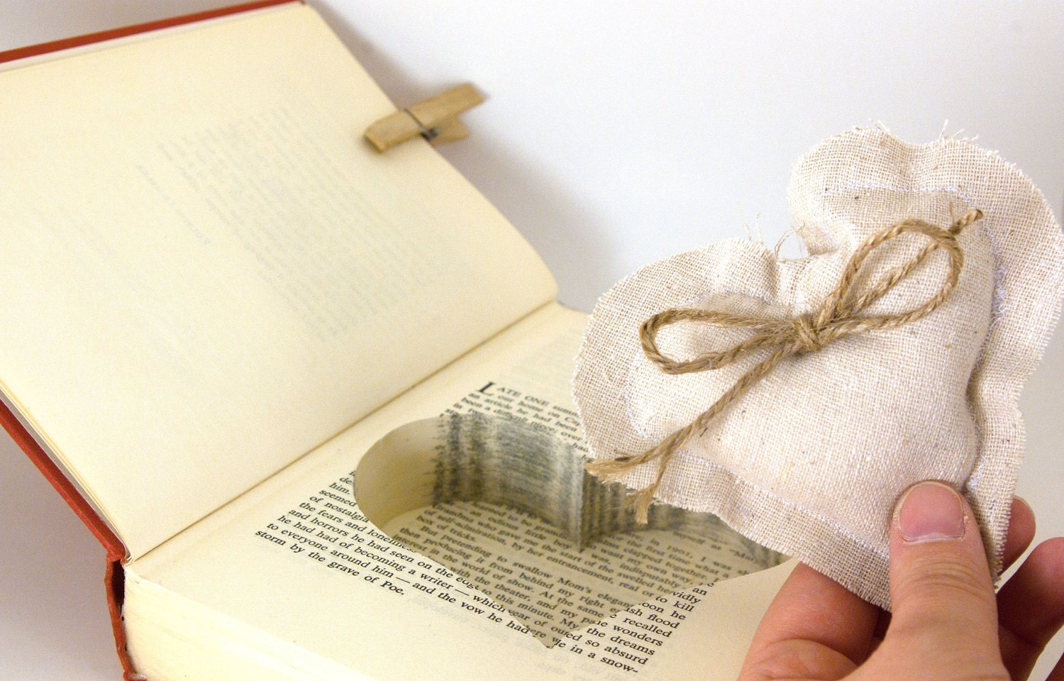 Ring Bearer Pillow - Hollow Book Add-On-