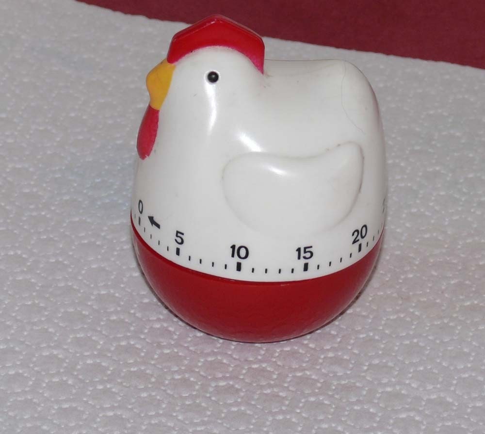 Vintage Egg Timer Chicken by allunique on Etsy