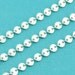 Sterling Silver Bulk Chain 4mm Disc Link By 5 FEET
