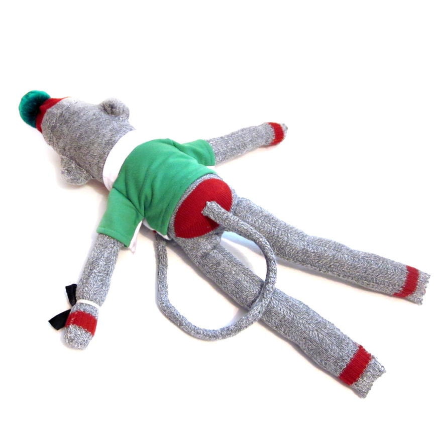 Vintage Sock Monkey / Handmade Sock Monkey Doll