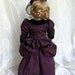 Victorian Walking Ensemble 18in Doll Dress e-pattern download pdf