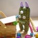 Green Monster Plush Three Eyes - Zah Hairy Eyes and Little Moco