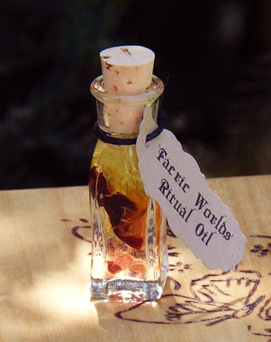 Faerie Worlds "Alchemist Tree" Ritual Oil . Otherworldly Faerie Sight, Joy, Play, Enchantment, Wishes