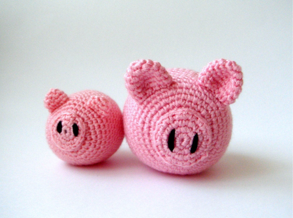 plush pig family toy spring
