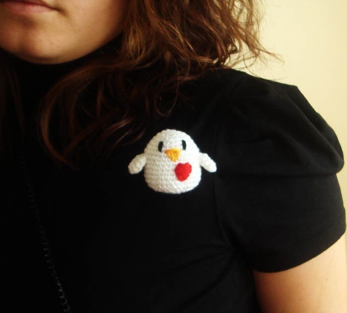 love bird brooch