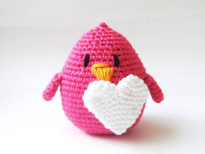 Crocheted Love bird
