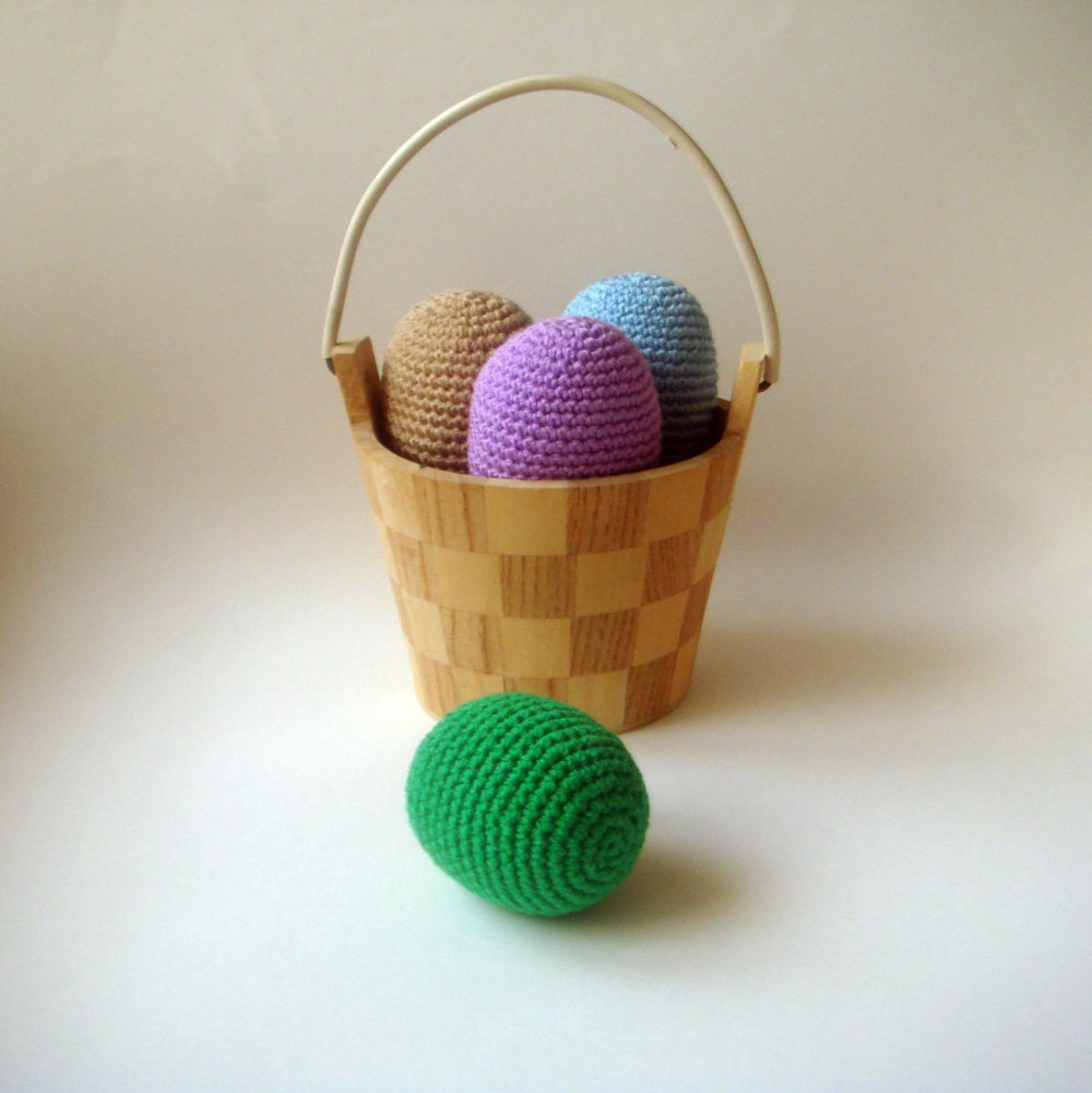 Easter Eggs (set of 4) vintage colors