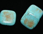 TURQUOISE Square Pendant 25mm