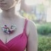 The gum drop necklace. bold. bright. clusture. statement.