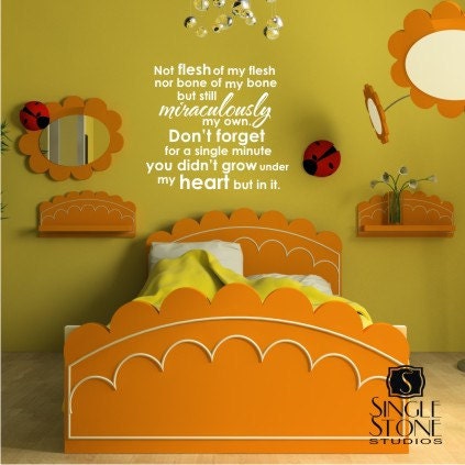 Adoption Creed Wall Decal - Vinyl Text Wall Stickers Art Graphics