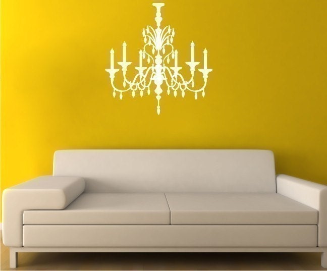 Crystal Chandelier Vinyl Wall Decals Stickers Art Graphics