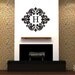 Monogram Wall Decal Baroque - Vinyl Text Wall Stickers Wall Decals