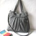 CHRISTMAS SALE - 15% OFF -The chotto tote in grey // tote / messenger bag / diaper bag / shoulder bag / women