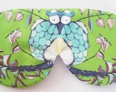 Luxury Silk Hoot Owl Sleep Eye Mask Fully Adjustable