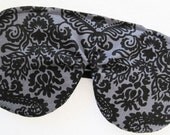 Silk and Damask Sleep Eye Mask- Fully Adjustable