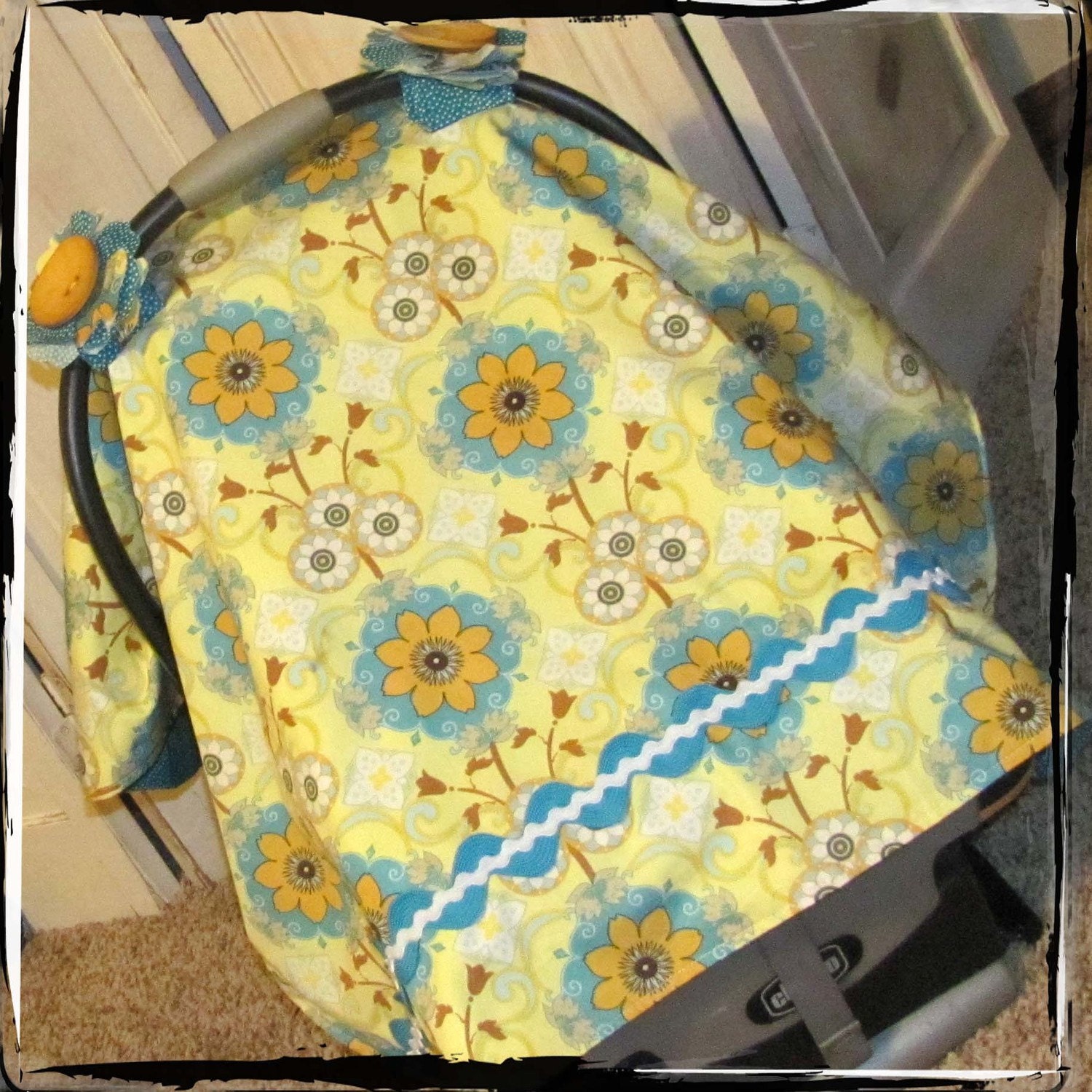 Carseat Canopy-Ready 2 Ship-French Riviera