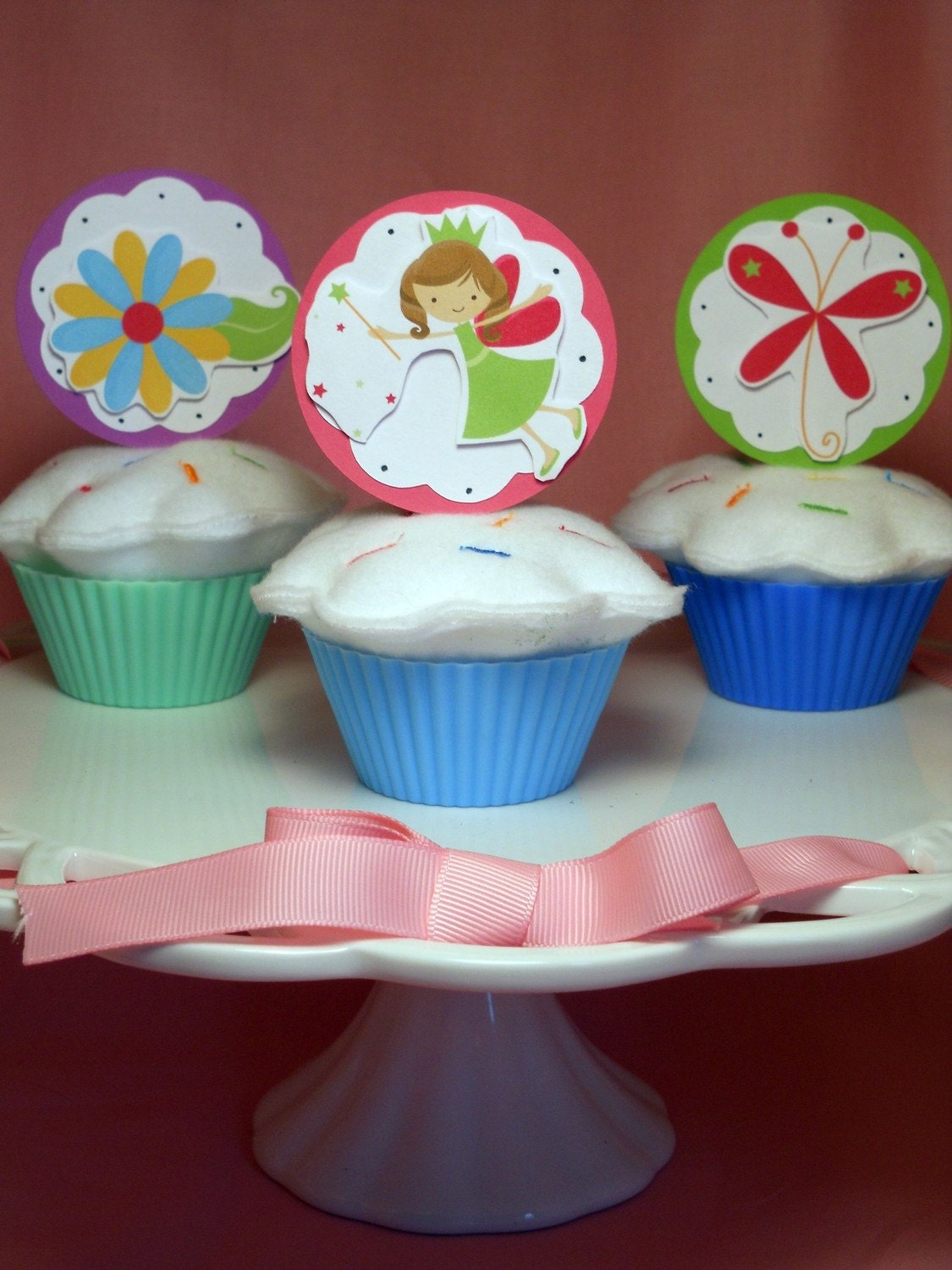 Pixie Dust cupcake toppers ( 1 set of 12) Il_170x135