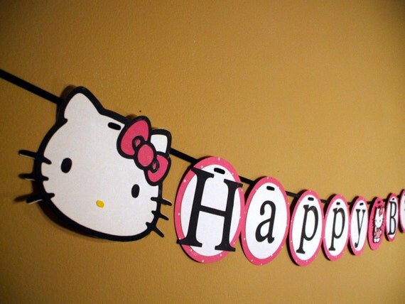 Hello Kitty Banner Template