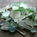 Hawaiian Sea Glass,150 BULK variety shaped frosty whites,tourquise, green,olive, amber and pale aqua sea gems, Lot150VB