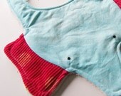 Organic Baby Elephant Bib Animal Face