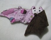 Cupcake Bat Cup Sleeve, Coffee Cozy, Stuffed Animal