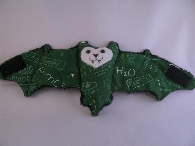 Chalkboard Bat Cup Sleeve/Coffee Cozie/Stuffed Animal