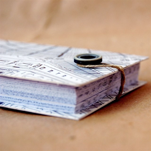 Upcycled Mini Notebook 