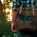 VINTAGE SWISS Military Bag bull meatbagz original design