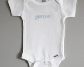 Garcon French Baby Onesie