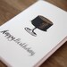 Custom Listing for britbert75 Happy Birthday Cake Card