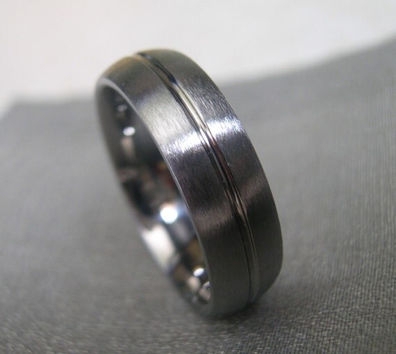Titanium Mens Ring or Non Traditional Wedding by titaniumknights