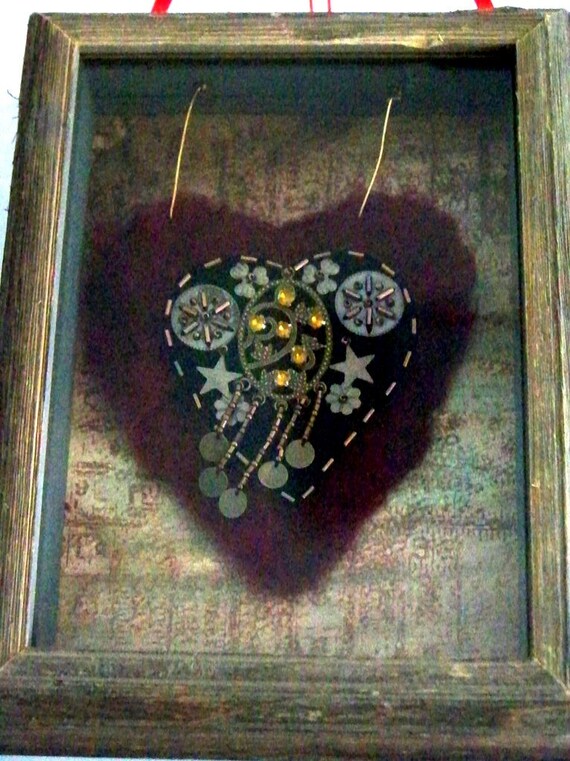 My Felted Bleeding Heart