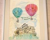 Touch The Sky A3 poster