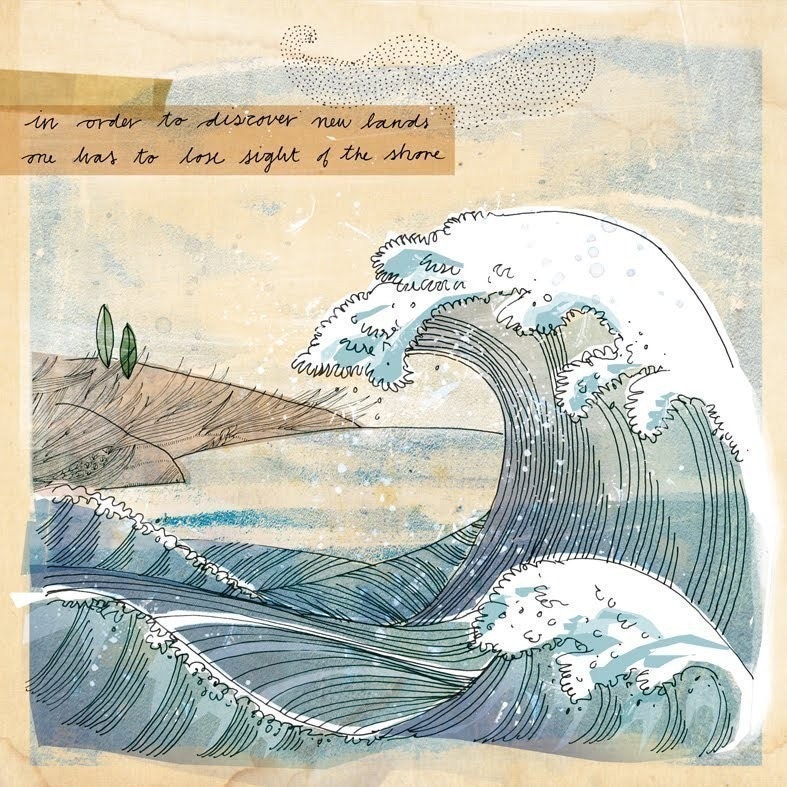 New shores - 8x8 archival art print of illustration by Sweet William