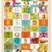 Vintage Alphabet fine art print - a Sweet William illustration on archival paper.