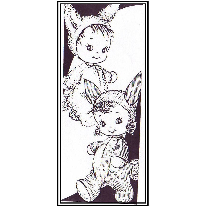 Vintage Sock Baby Soft Sculpture sewing pattern PDF