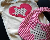 I Love Texas Welcome Baby Gift Set in Pink