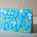 Breeze Patterned Offset Thank You Cards, set of 8 cards. 100% PCW paper, 5-185T