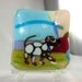 Small shallow dish Fused Glass