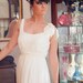 RESERVED for FRANKIE- Final Payment onGolden Beaded and Silk English Net Tulle Wedding Dress CRBoggs original OOAK