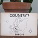 Vintage CZECHOSLAVAKIA Educational Flashcard