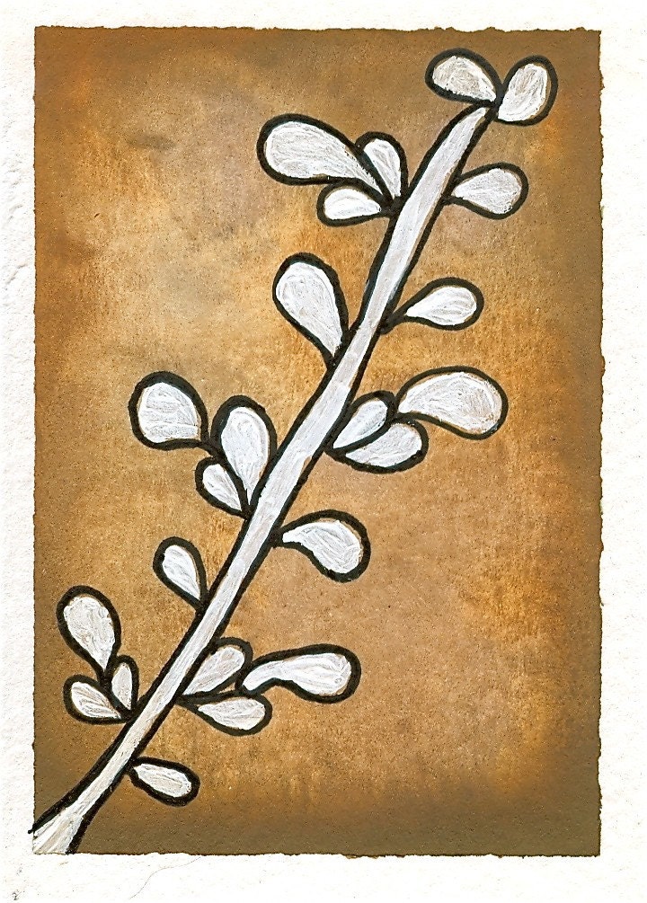 Winter Branch - Original ACEO